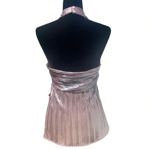 Anthropologie Monte Shimmer Metallic
Halter Blouse Size: S Anthropologie - Picture 7 of 9